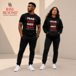 Rise Beyond Fear God Not Man Christian Bella Canvas 3001 Unisex T-Shirt inspired by Proverbs 29:25-26 ESV